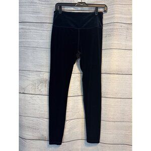 Athleta Black Velvet Elation Tight Leggings Size M